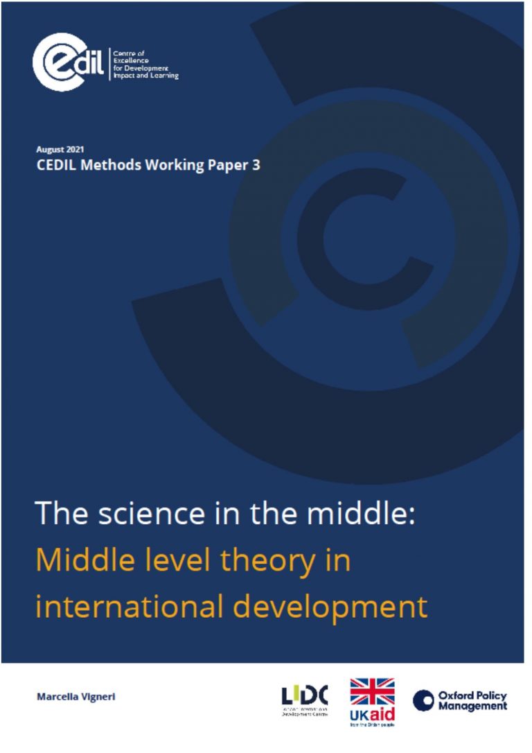 The science in the middle: middle level theory in international development evaluation