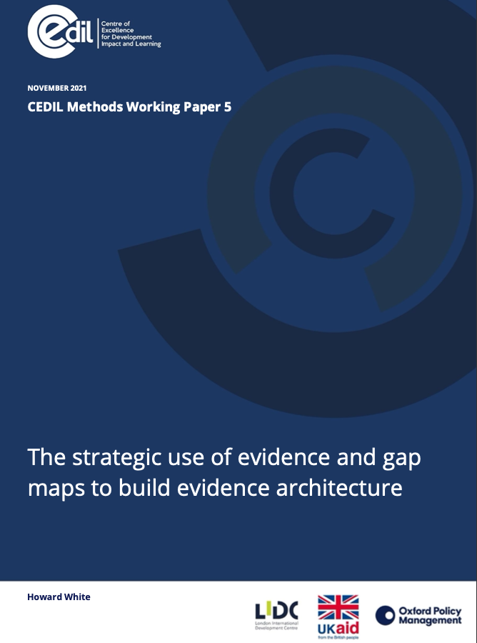 The strategic use of evidence and gap maps to build evidence architecture