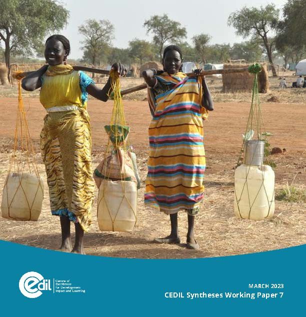 Gender and social outcomes of WASH interventions: synthesis of research evidence
