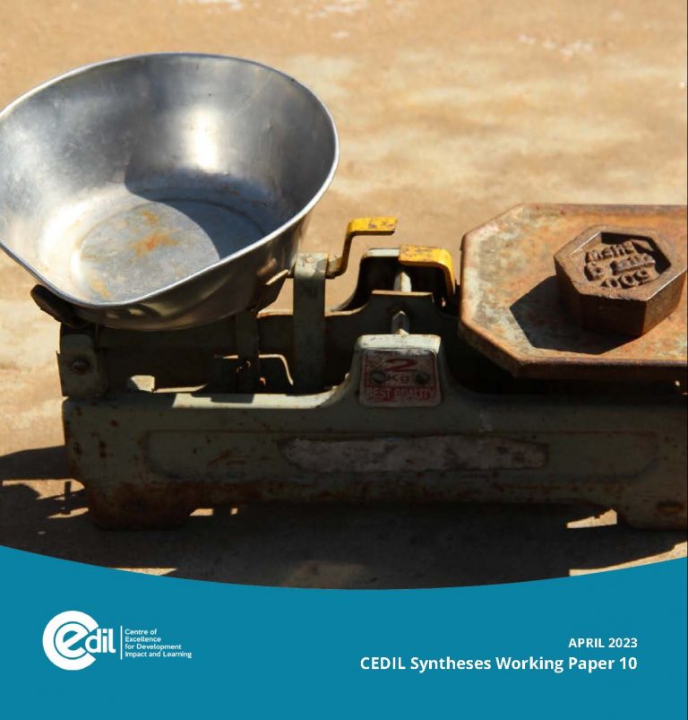 Making and justifying evidence claims: evidence synthesis of impact evaluations and systematic reviews in international development