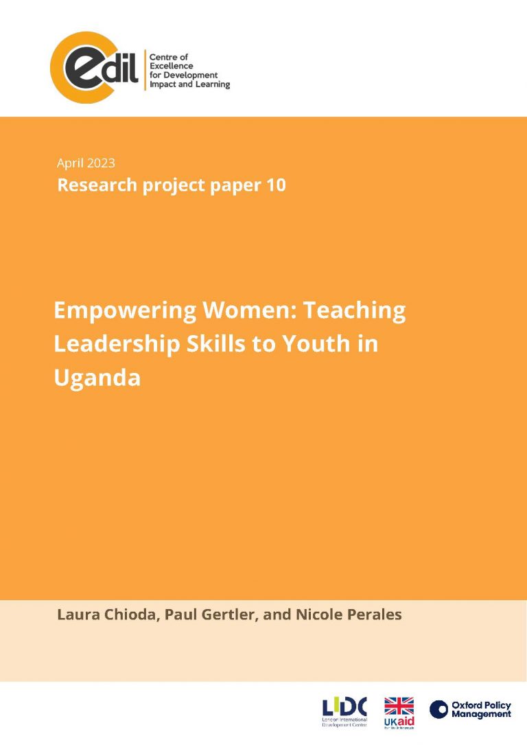 Empowering Women: Teaching Leadership Skills to Youth in Uganda